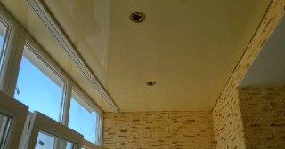 Натяжной потолок на балкон Мытищи, цена 6142 руб.